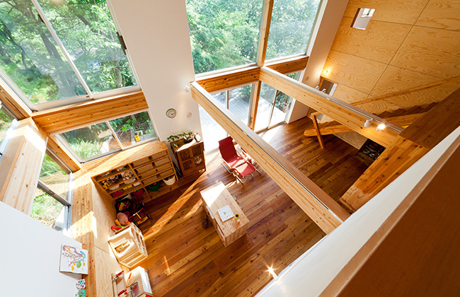 自由度の高い大空間の住まいを実現